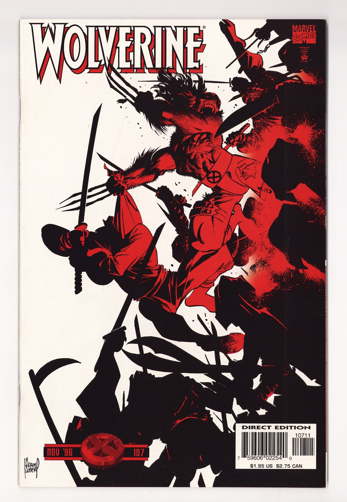 Wolverine Vol 2 107  High Grade   (1996)     