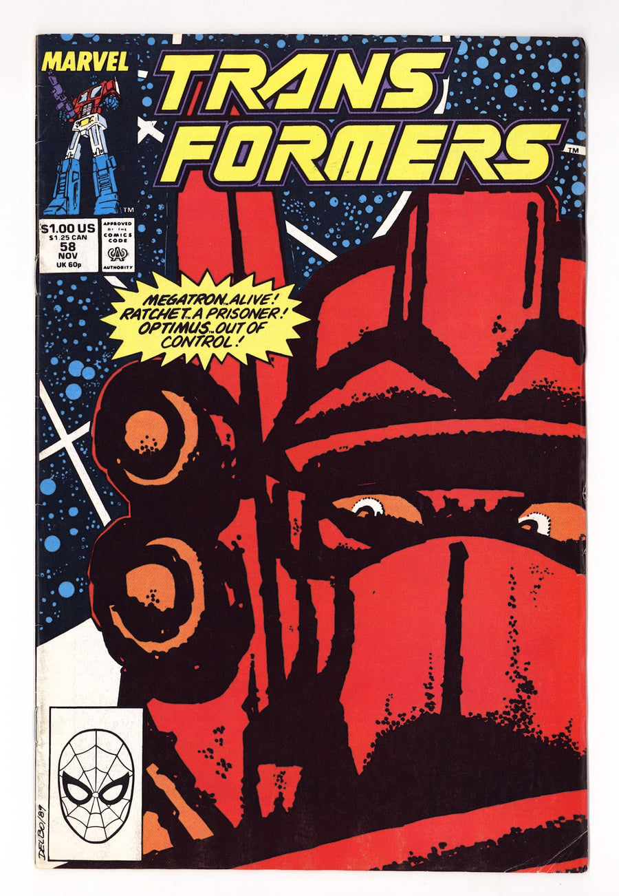 The Transformers Vol 1 58  FN (6.0)   (1989)     