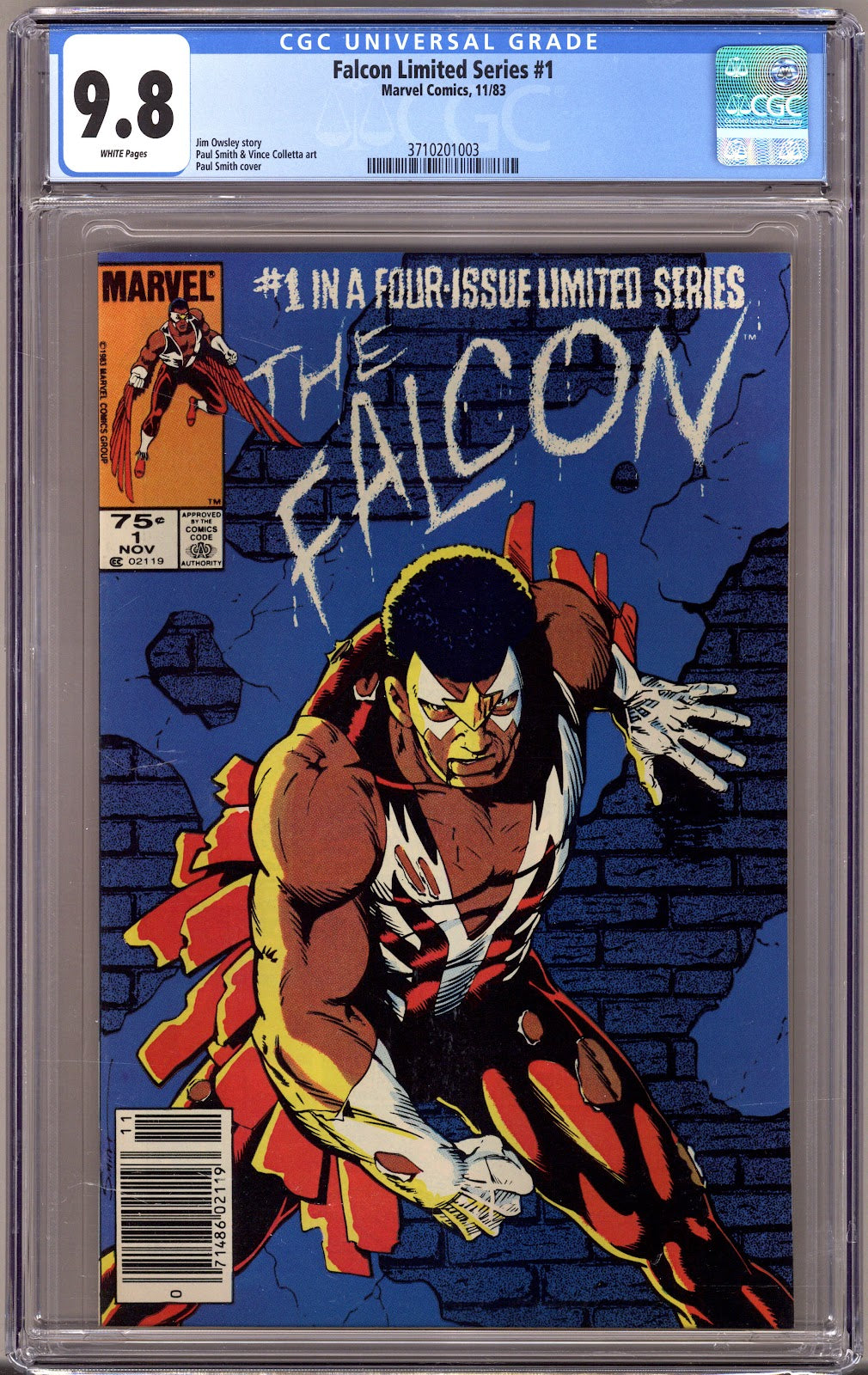Falcon Vol 1 1 CGC 9.8 (NM/M) (1983) Canadian Price Variant 