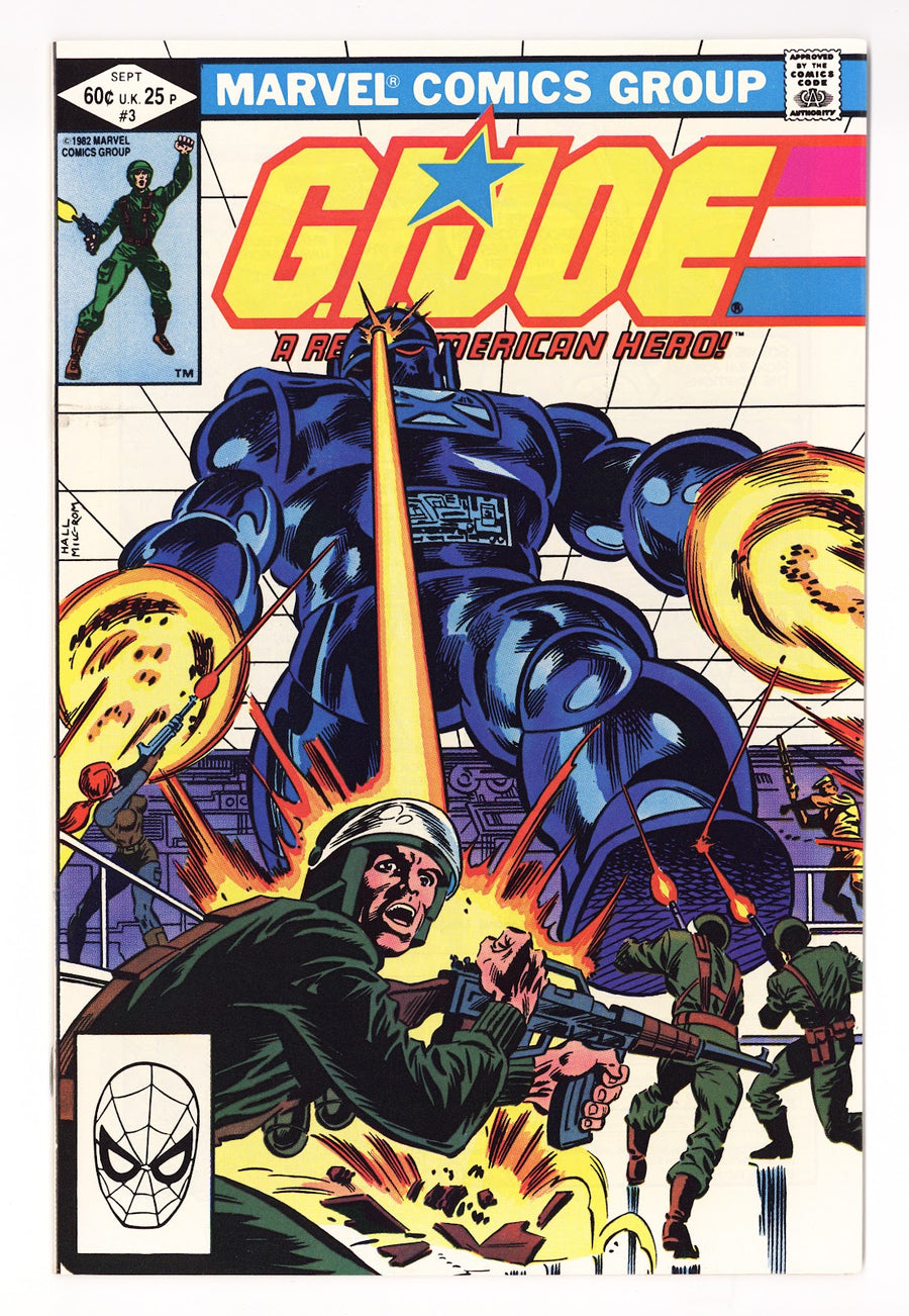 G.I. Joe, A Real American Hero Vol 1 3  NM- (9.2)   (1982)     