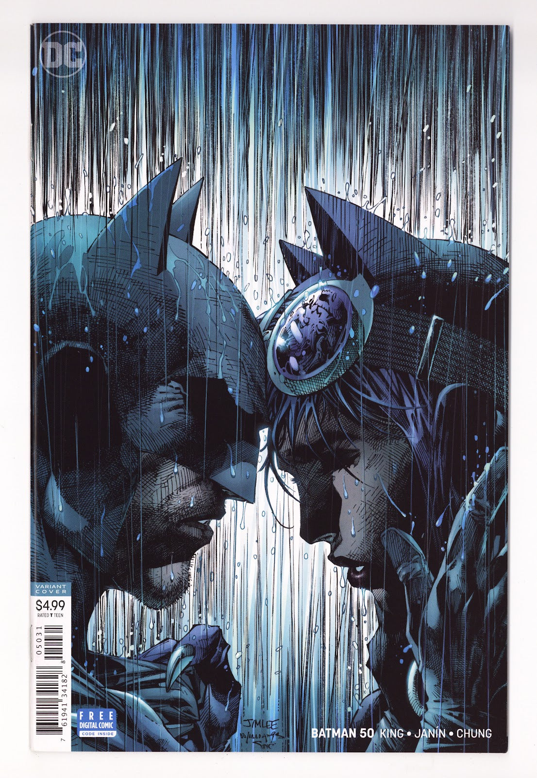 Batman Vol 3 50 High Grade (2018) Jim Lee & Scott Williams Variant Cover 