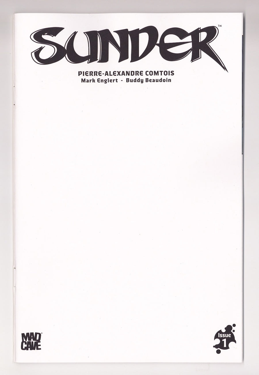 Sunder #1 (2026) Sketch Blank Variant