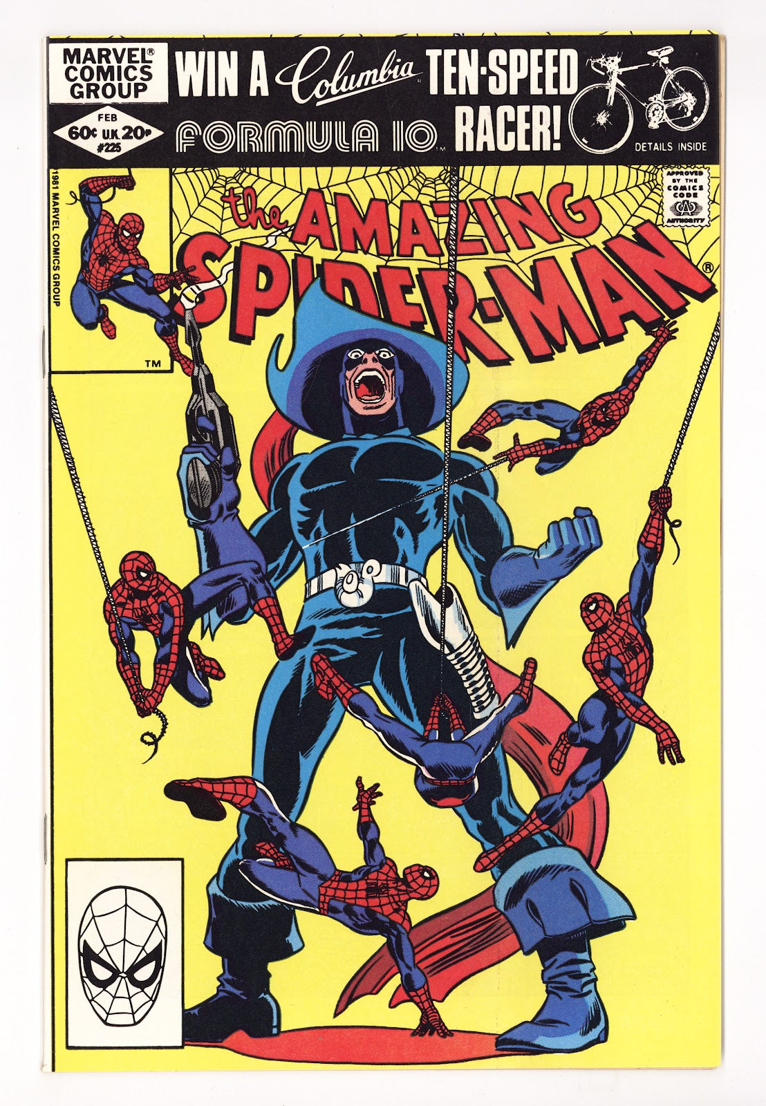 The Amazing Spider-Man Vol 1 225 NM- (9.2) (1982)  