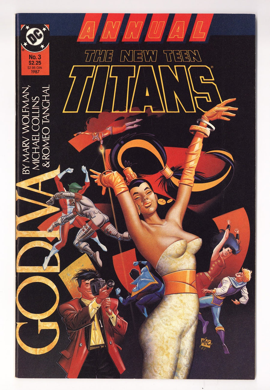The New Teen Titans Annual Vol 2 3 High Grade (1987) 