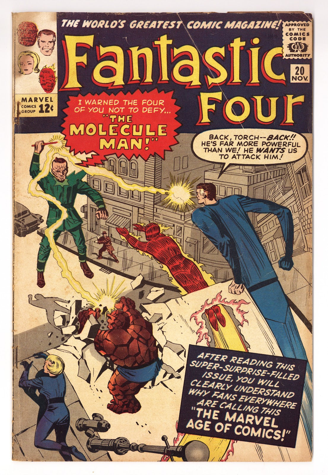 Fantastic Four Vol 1 20 GD/VG (3.0) (1963)  