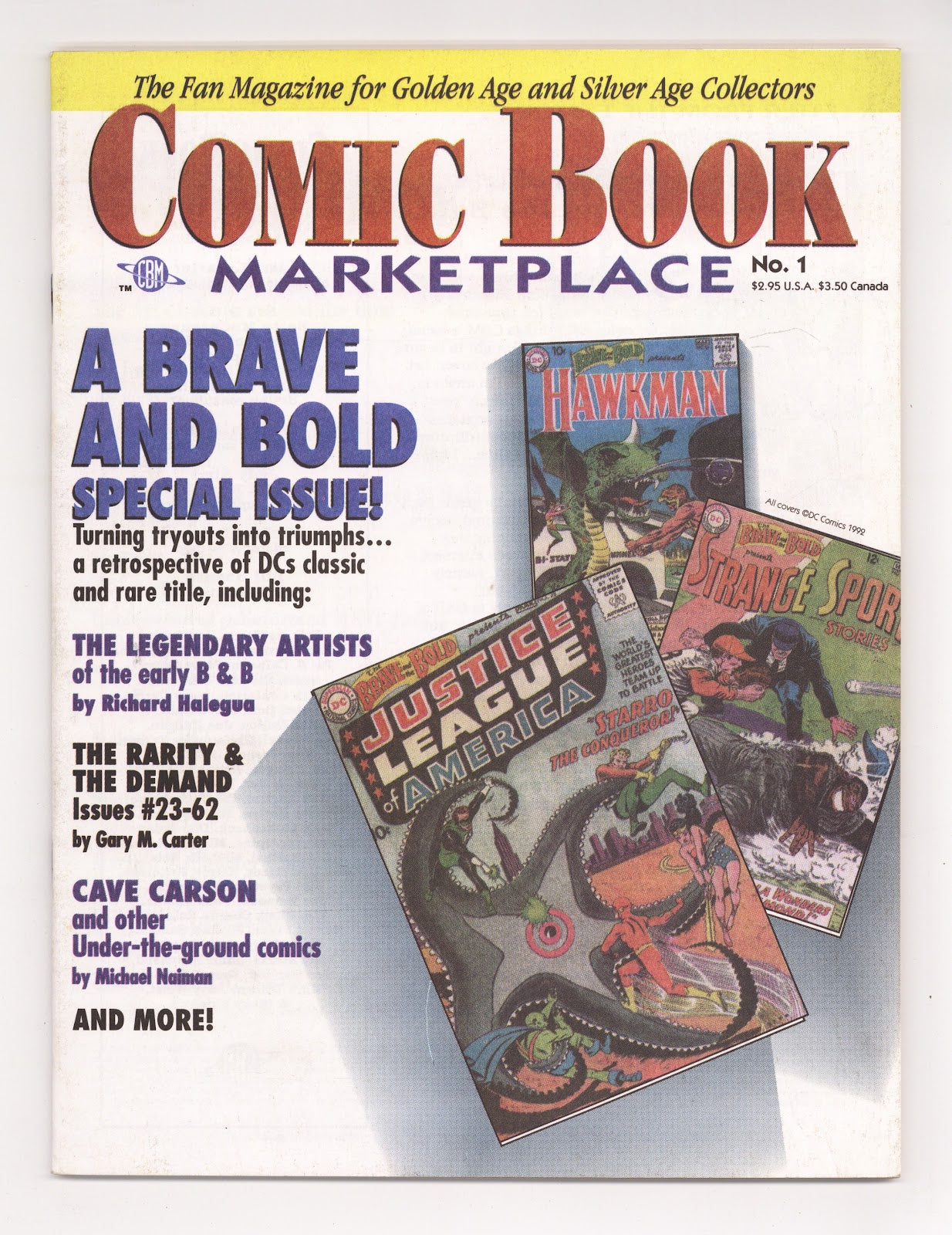 Comic Book Marketplace Special Edition 1 FN/VF (7.0) (1992) 