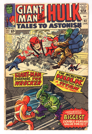 Tales to Astonish Vol 1 63 GD+ (2.5) (1965)