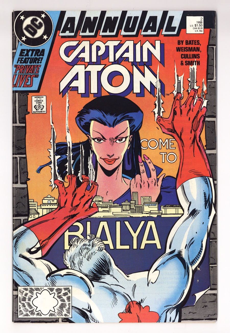 Captain Atom Annual   2  Mid Grade   (1988)     