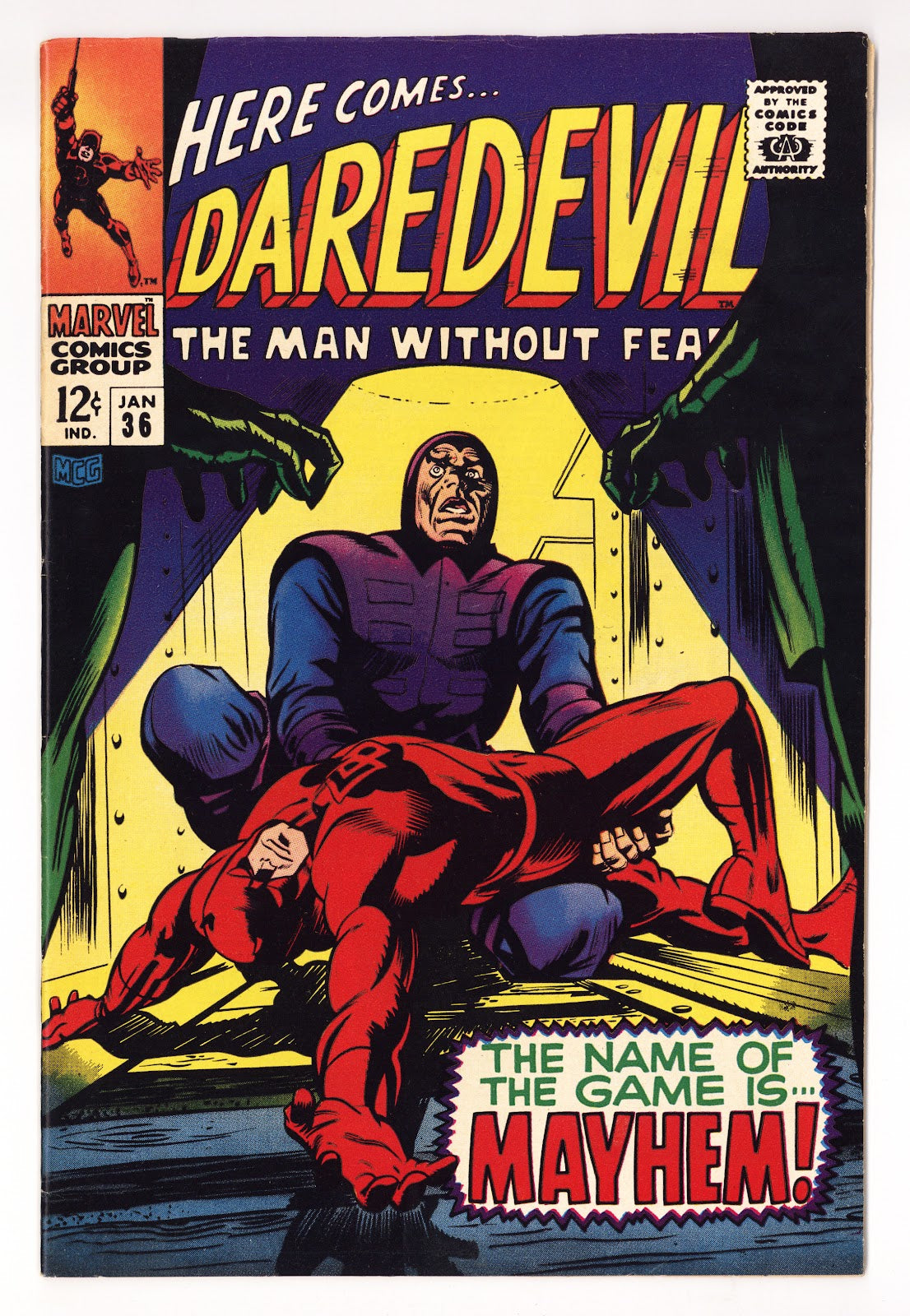 Daredevil Vol 1 36  VF+ (8.5)   (1968)