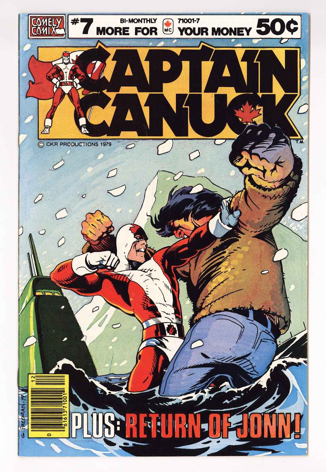 Captain Canuck Vol 1 7 High Grade (1979) 