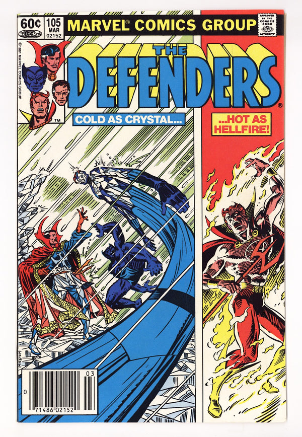 The Defenders Vol 1 105  High Grade   (1982)   Newsstand
