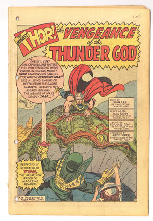 Journey into Mystery Vol 1 115 Coverless (1965)