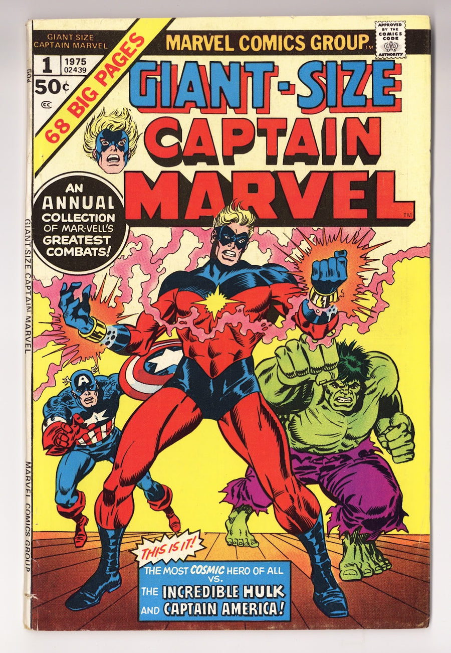 Giant-Size Captain Marvel Vol 1 1  FN+ (6.5)   (1975)     