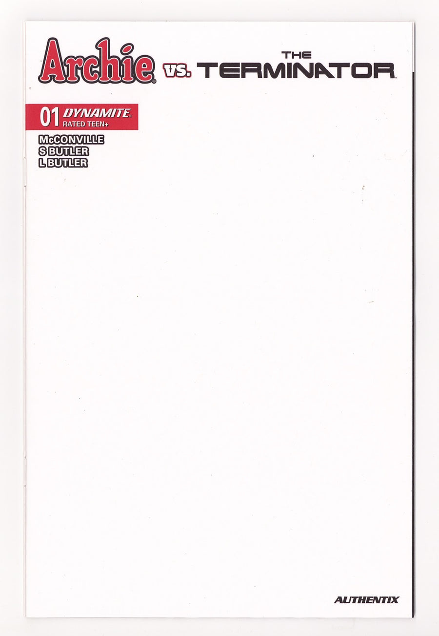 Archie vs the Terminator #1 Blank Variant
