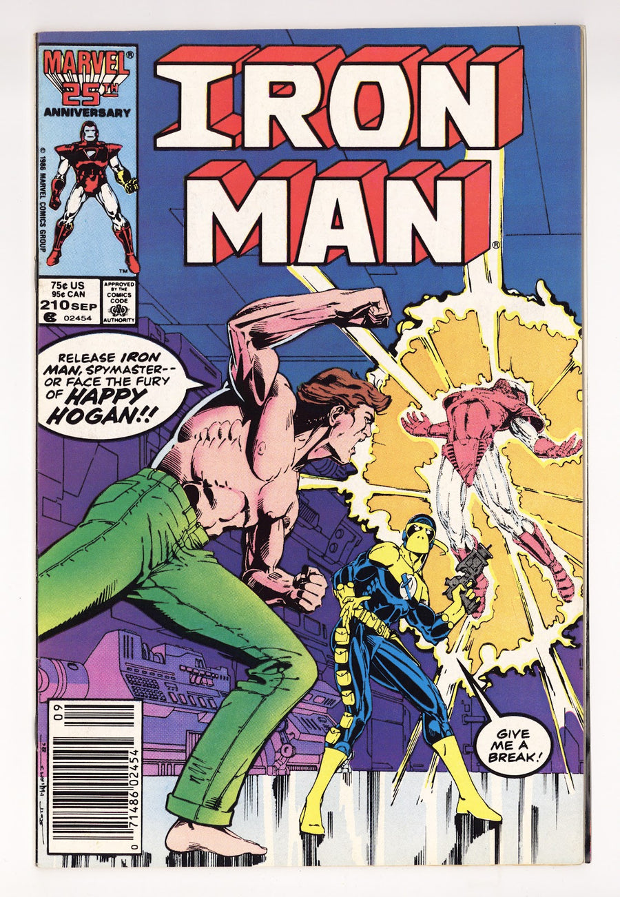 Iron Man Vol 1 210  Mid Grade   (1986)   Newsstand