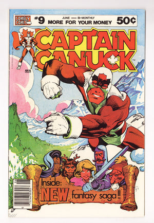 Captain Canuck Vol 1 9 High Grade (1980) Newsstand