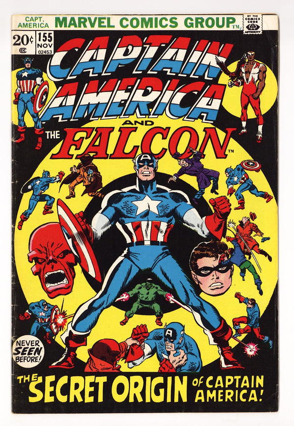 Captain America Vol 1 155  FN (6.0)   (1972)