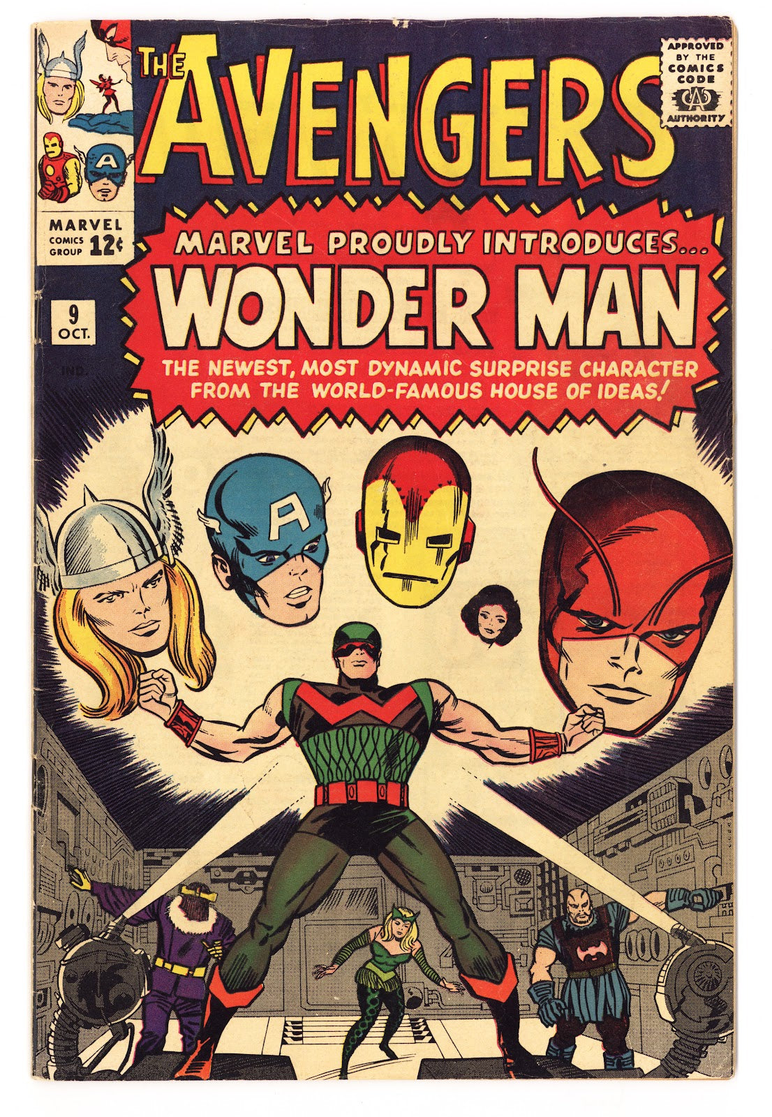 The Avengers Vol 1 9 VG/FN (5.0) (1964) 