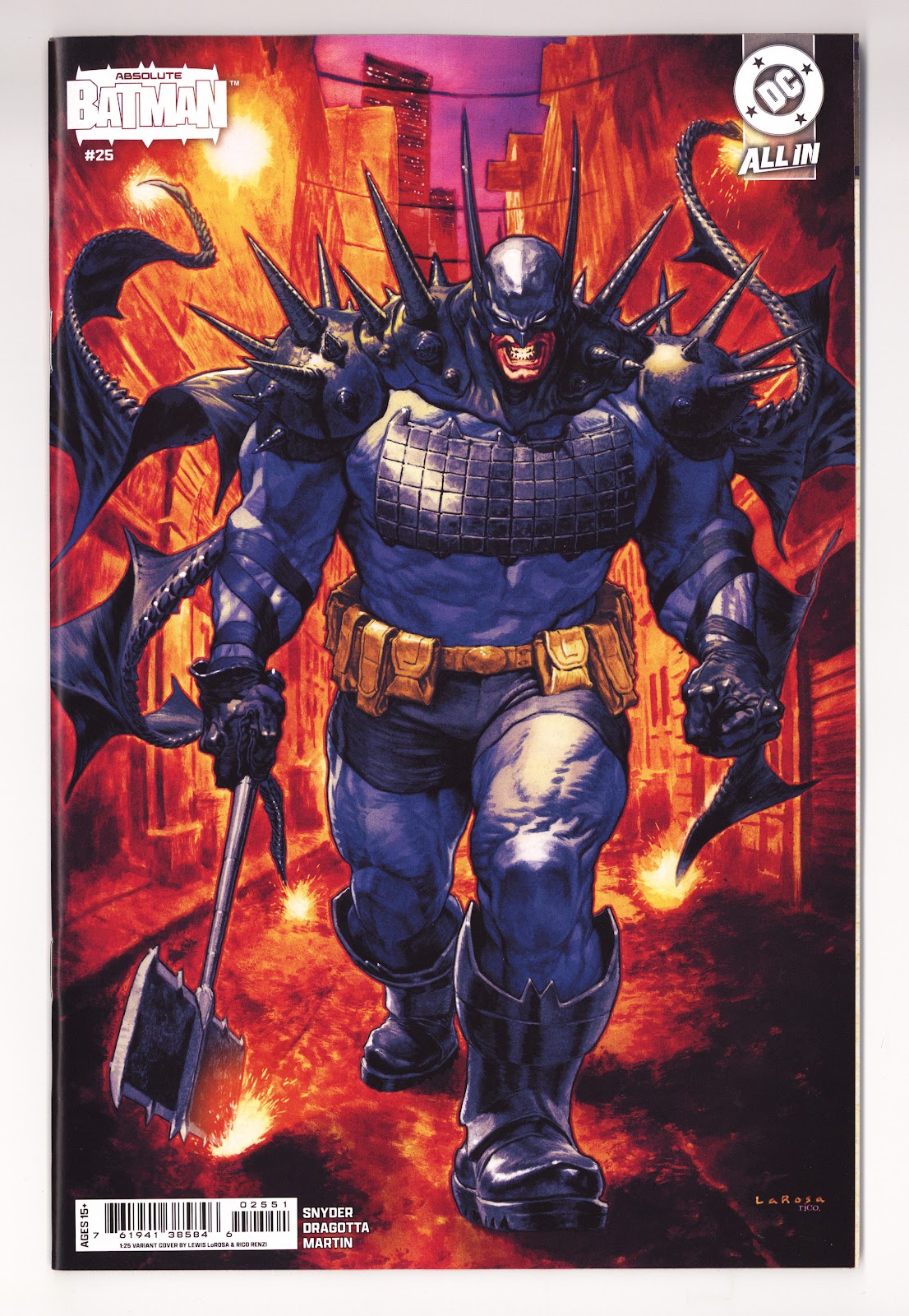 Absolute Batman #25 NM- (9.2) (2026) Larosa Incentive