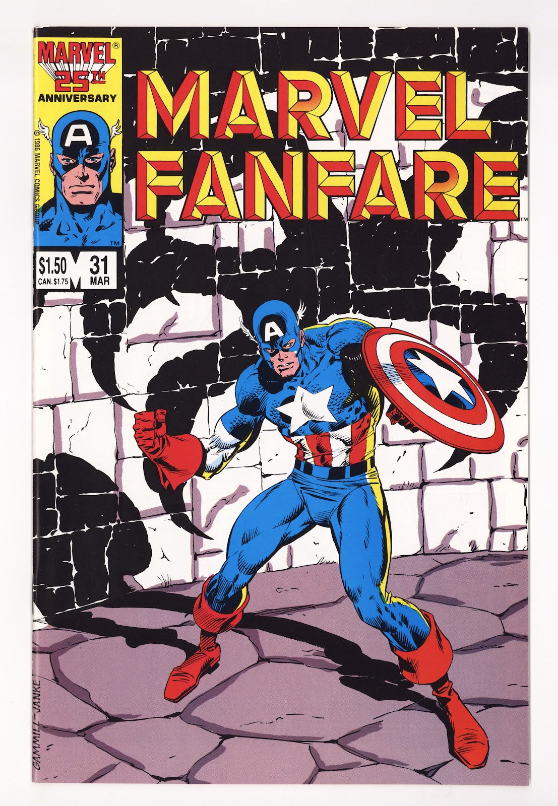 Marvel Fanfare Vol 1 31 Mid Grade (1987) 
