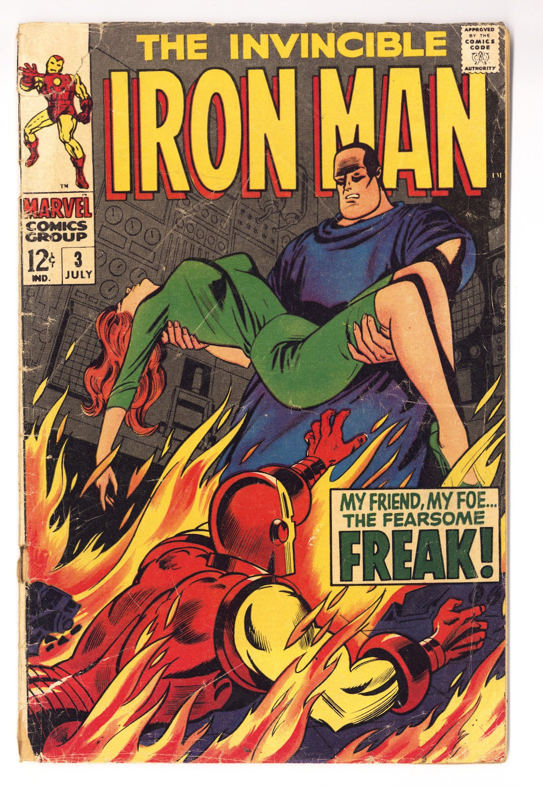 Iron Man Vol 1 3  GD (2.0)   (1968)     