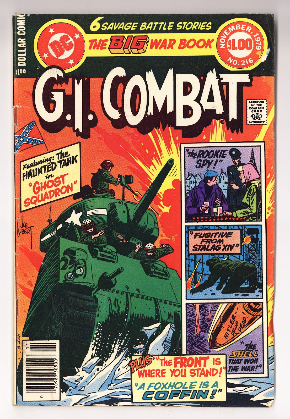G.I. Combat Vol 1 216  Very Low Grade   (1979)