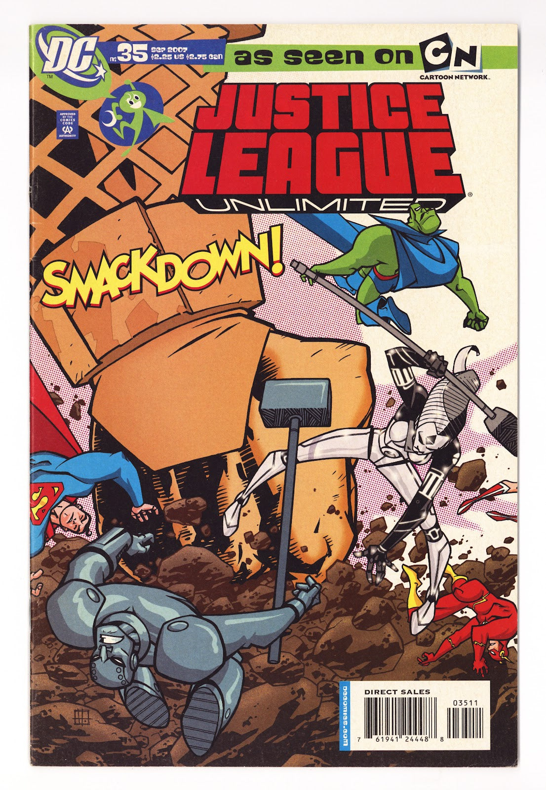 Justice League Unlimited Vol 1 35  Mid Grade   (2007)     
