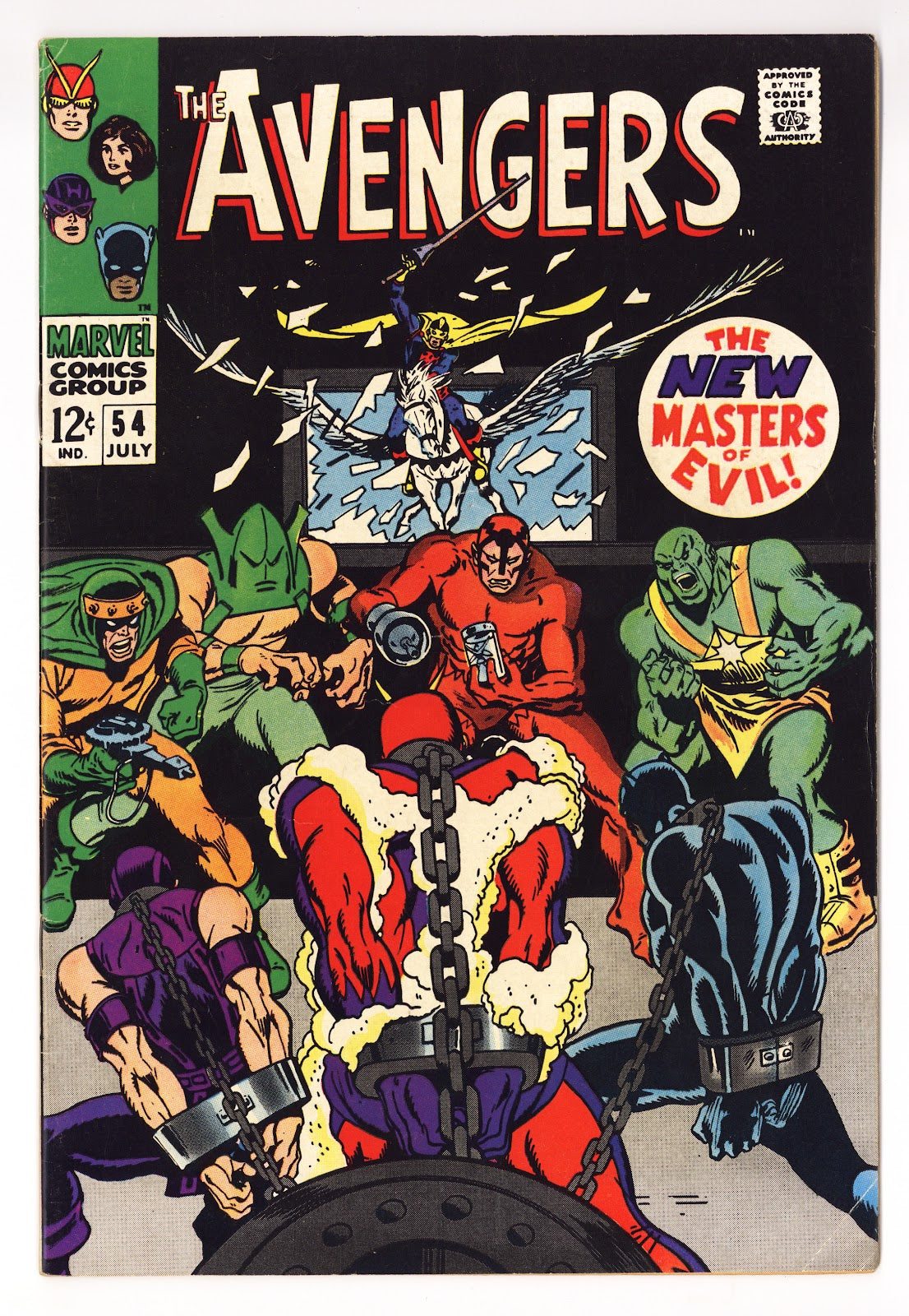 The Avengers Vol 1 54 FN+ (6.5) (1968) 