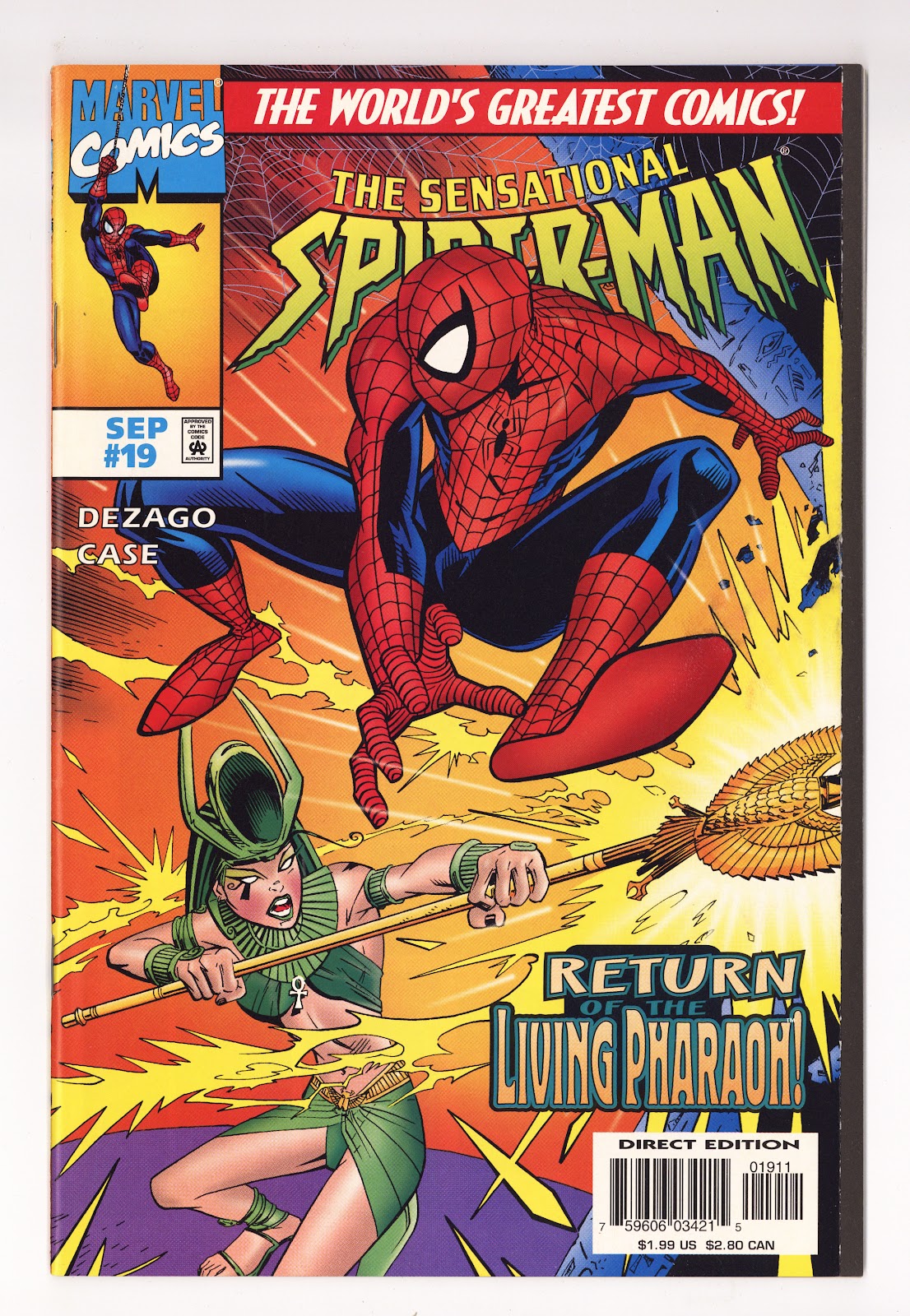 The Sensational Spider-Man Vol 1 19 High Grade (1997) Direct Edition 