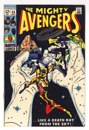 The Avengers Vol 1 64  VG+ (4.5)   (1969)