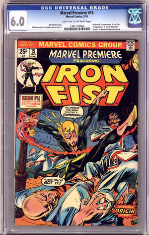 Marvel Premiere   15 CGC 6.0 (FN)   (1974)