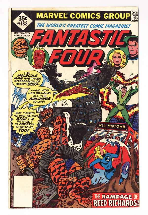 Fantastic Four Vol 1 188 Low Grade (1977) Whitman