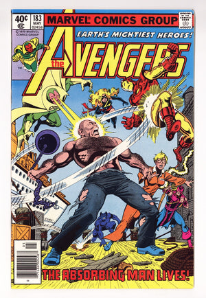 The Avengers Vol 1 183 VF/NM (9.0) (1979) Newsstand
