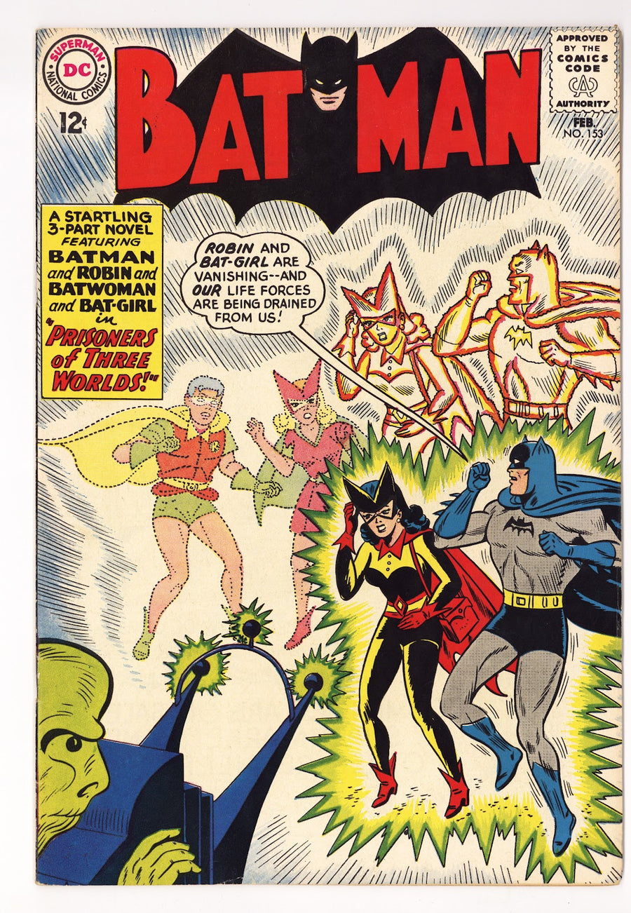 Batman Vol 1 153  FN+ (6.5)   (1963)     
