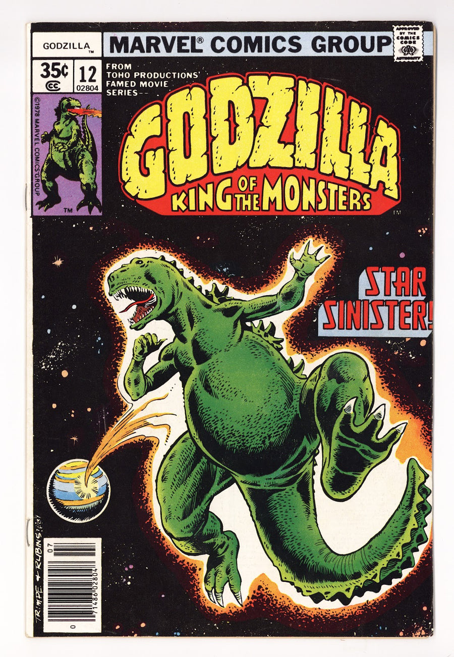 Godzilla Vol 1 12  FN+ (6.5)   (1978)     