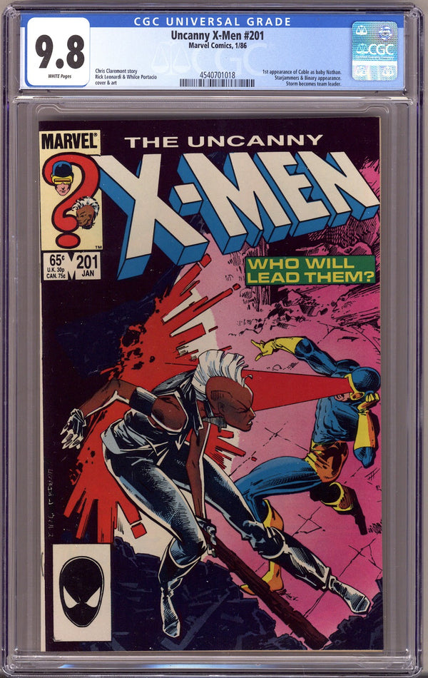 The Uncanny X-Men Vol 1 201 CGC 9.8 (NM/M)   (1986)