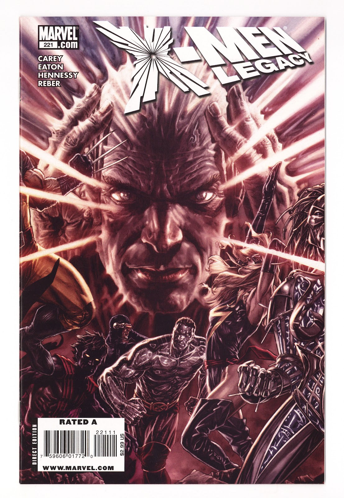 X-Men: Legacy Vol 1 221 High Grade (2009) 