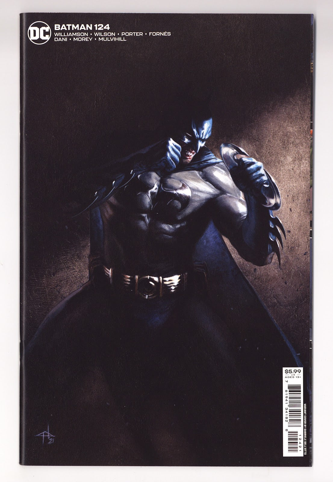 Batman Vol 3 124 High Grade (2022) Dell'Otto Variant 