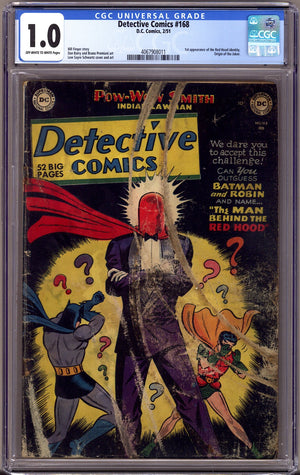 Detective Comics Vol 1 168 CGC 1.0 (FR)   (1951)