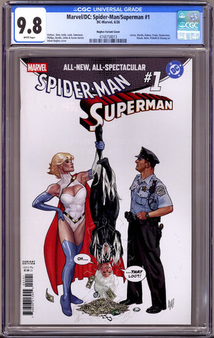 Marvel / DC: Spider-Man / Superman 1 CGC 9.8 (NM/M) (2026) Hughes Variant