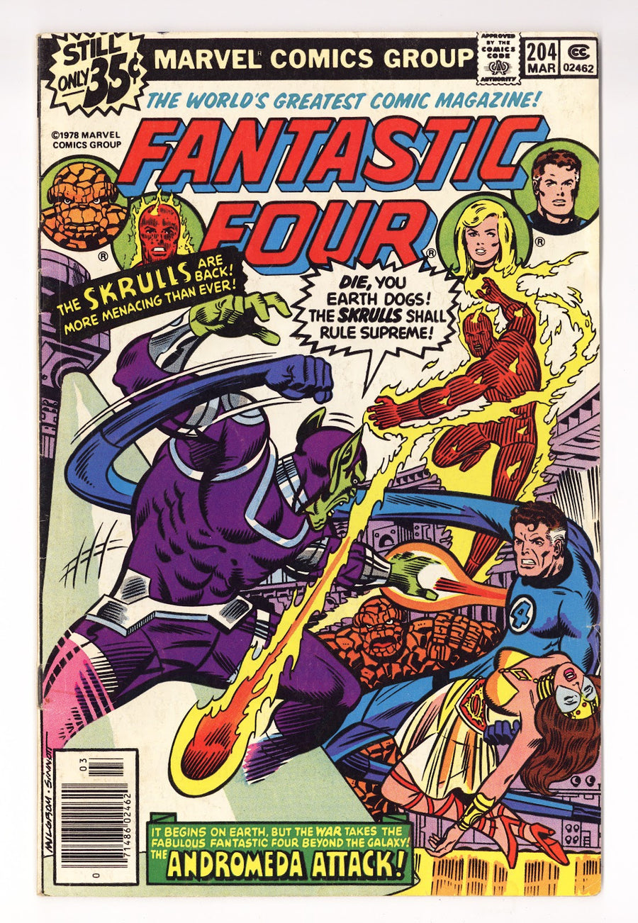 Fantastic Four Vol 1 204 Very Low Grade (1979) 