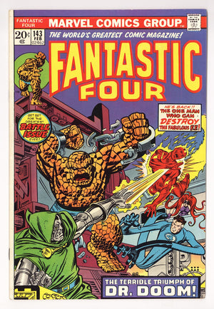 Fantastic Four Vol 1 143  VF- (7.5)   (1974)