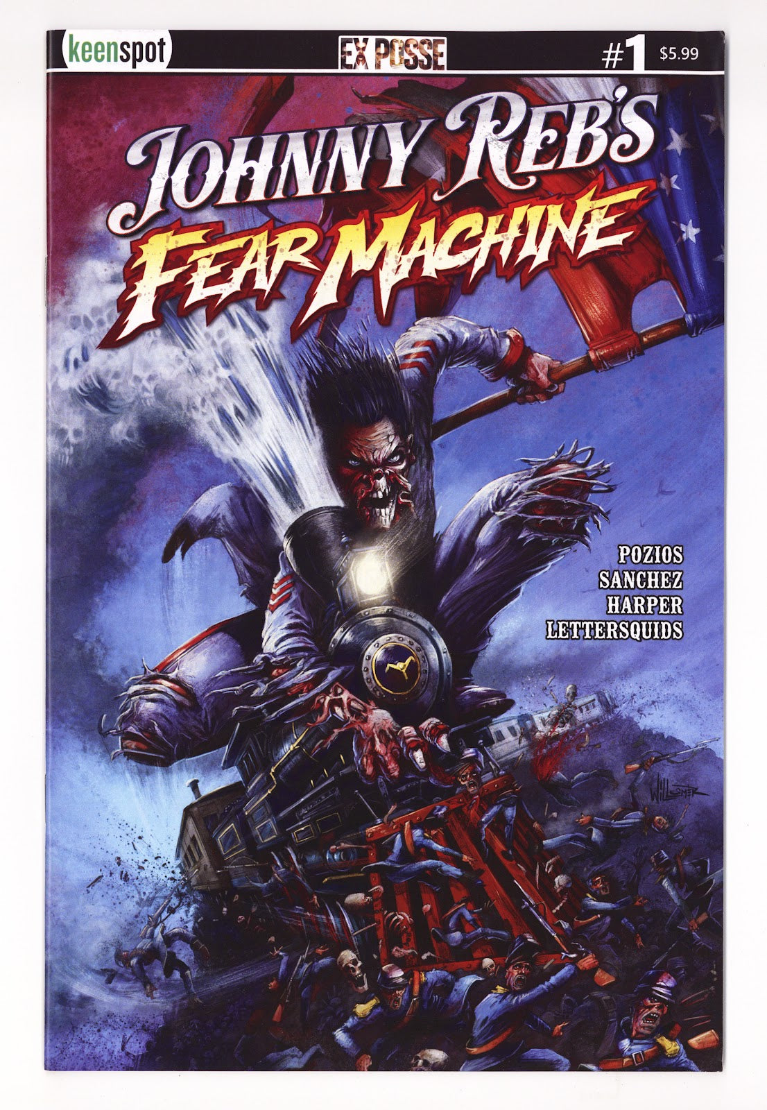 Johnny Rebs Fear Machine #1 (2026) Willsmer