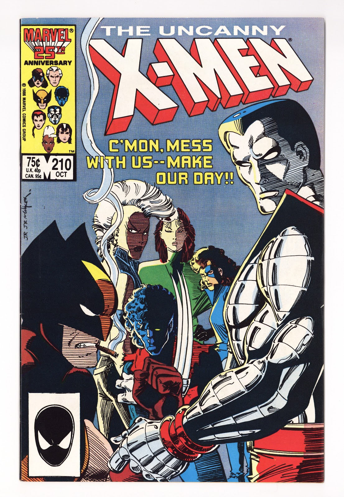 The Uncanny X-Men Vol 1 210  FN/VF (7.0)   (1986)     