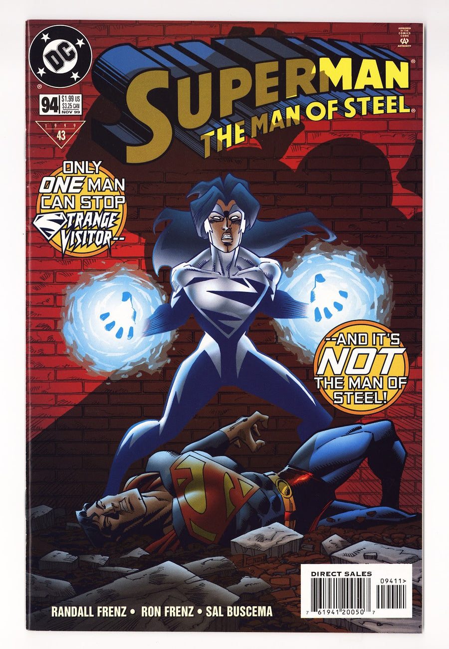Superman: The Man of Steel   94  High Grade   (1999) Sales     