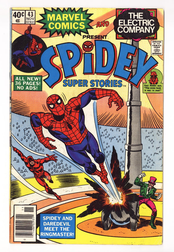 Spidey Super Stories 43 Low Grade (1979) Newsstand