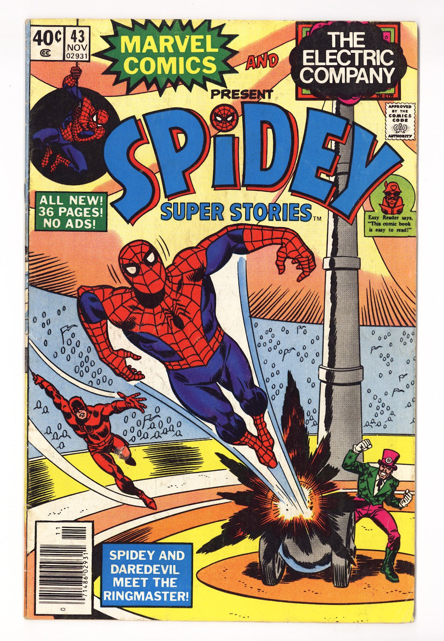 Spidey Super Stories 43 Low Grade (1979) Newsstand 
