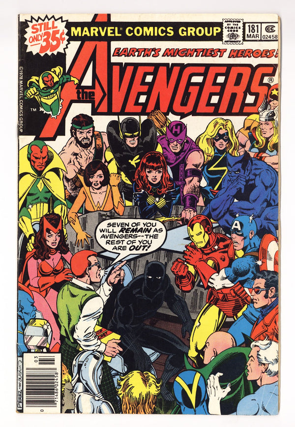 The Avengers Vol 1 181  VG/FN (5.0)   (1979)