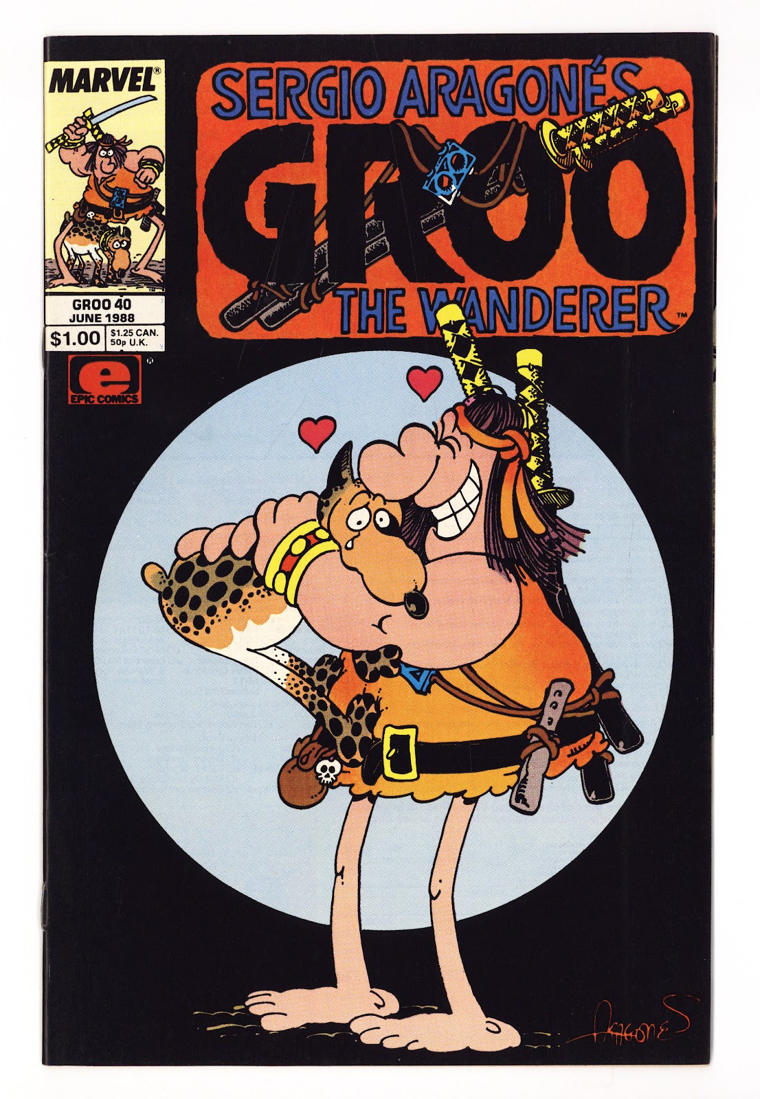 Sergio Aragones Groo the Wanderer Vol 2 40  High Grade   (1988)   Direct  