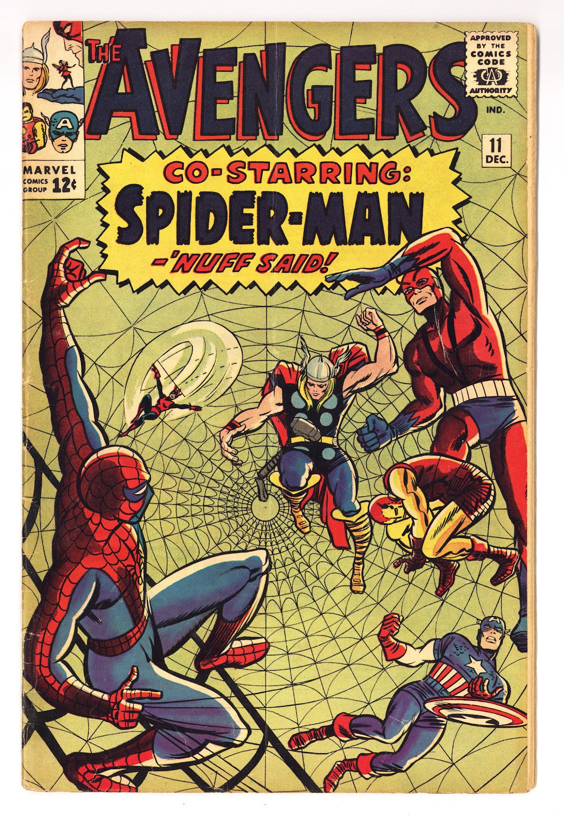 The Avengers Vol 1 11 VG+ (4.5) (1964)  